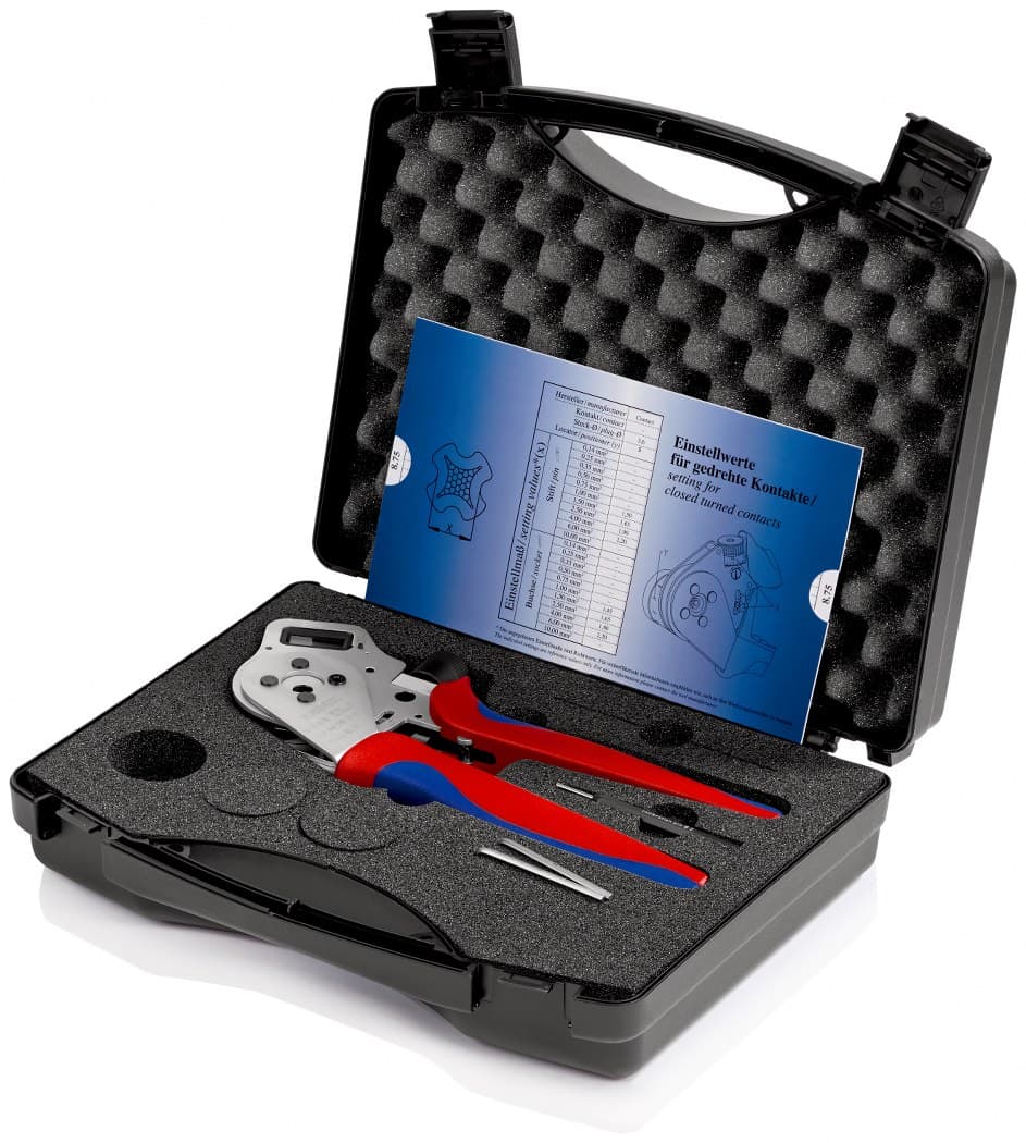 Knipex krimp klešta sa četiri trna za tokarene kontakte, s digitalnim prikazom 250mm 97 52 65 DG - slika 8