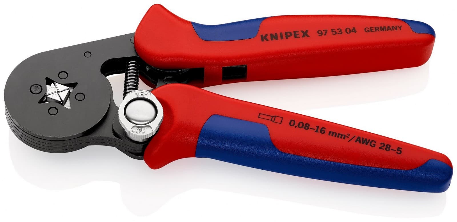 Knipex samopodešavajuća krimp klešta za hilzne 0,08-16mm² 97 53 04 - slika 3