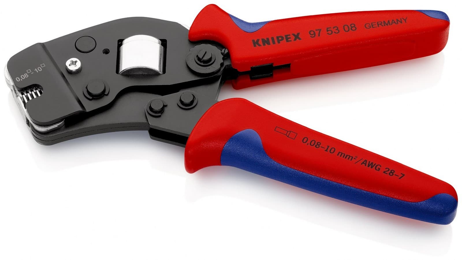Knipex samopodešavajuća krimp klešta za hilzne 0,08-10mm² 97 53 08 - slika 3