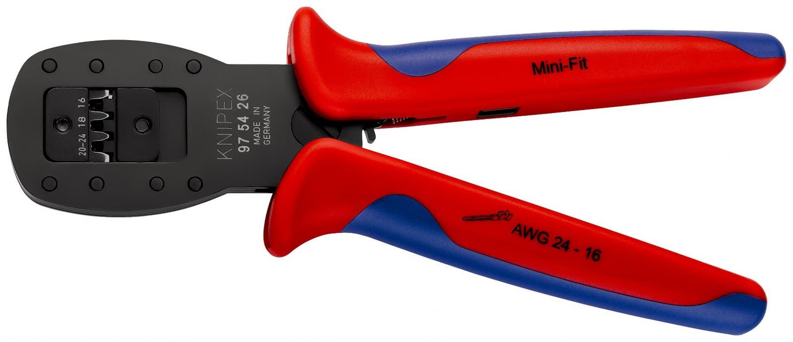 Knipex krimp klešta za mini konektore 0,03-0,56mm² 97 54 24 - slika 2