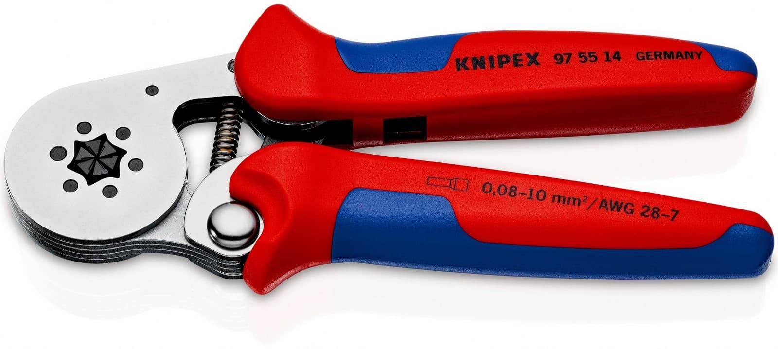 Knipex samopodešavajuća krimp klešta za hilzne 0,08-10mm² 97 55 14 - slika 2