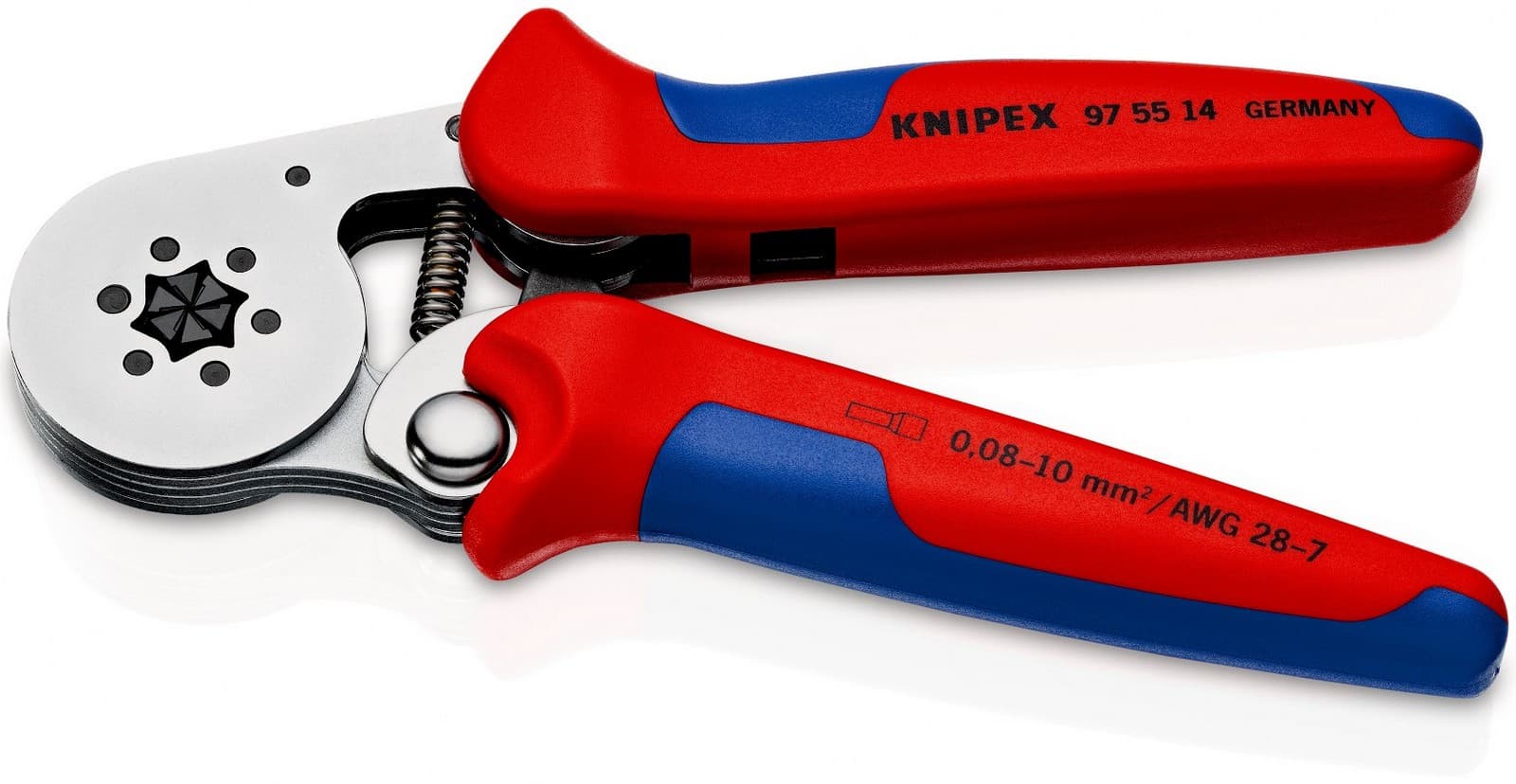 Knipex samopodešavajuća krimp klešta za hilzne 0,08-10mm² 97 55 14 - slika 3