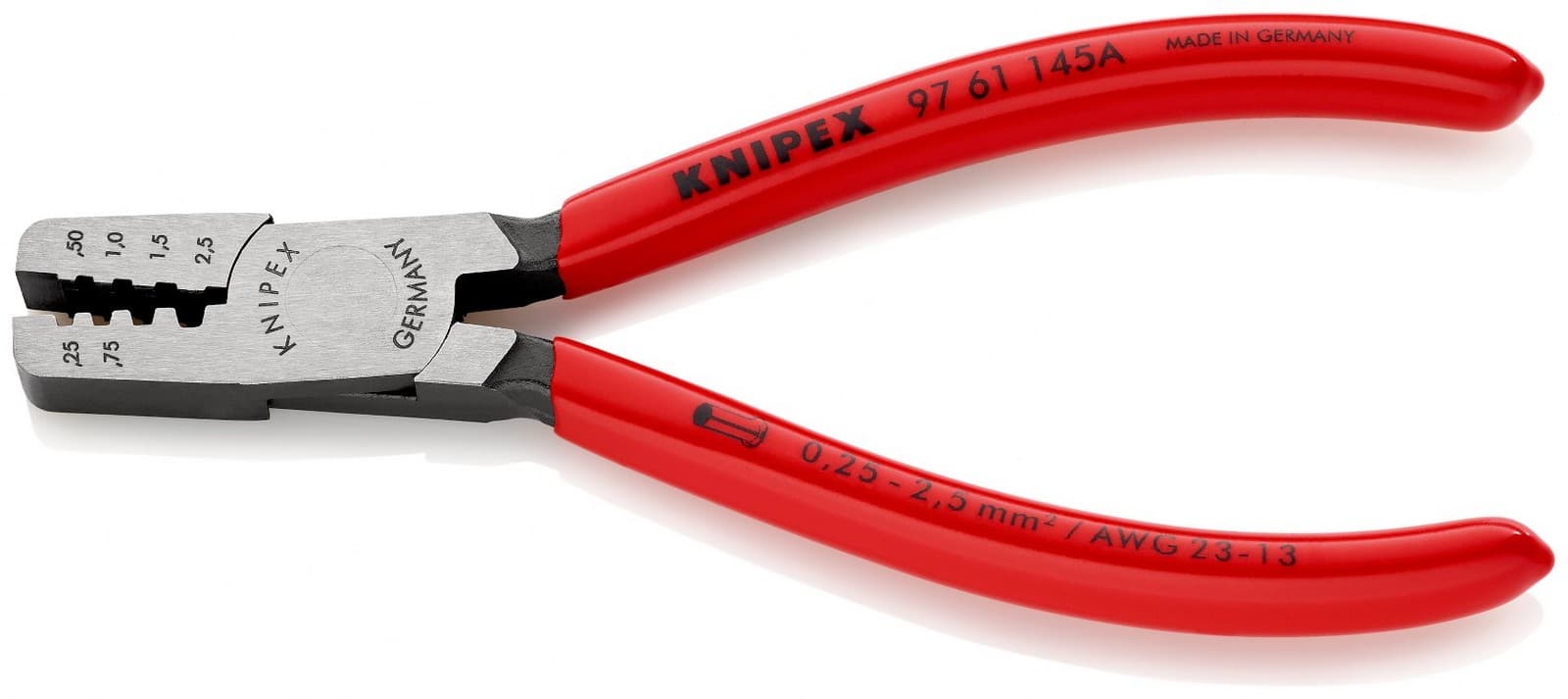 Knipex 97 61 145 A SB klešta za stezanje završnih čaura 145 mm  - slika 2
