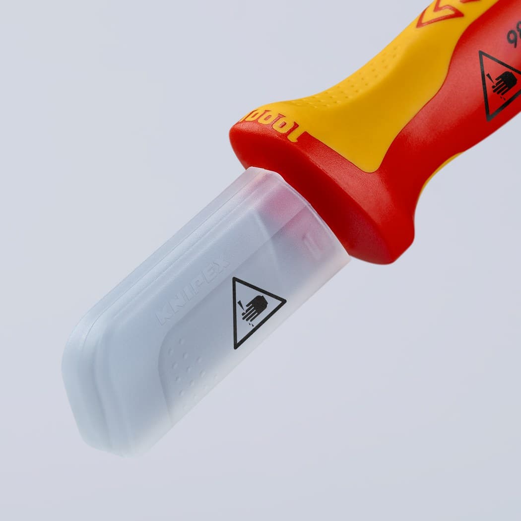 Knipex 98 52 SB nož za električare, VDE izolovano 190 mm  - slika 9