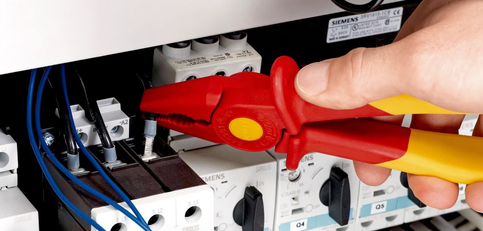 Knipex klešta kombinovana PVC 1000V VDE 180mm 98 62 01 - slika 2