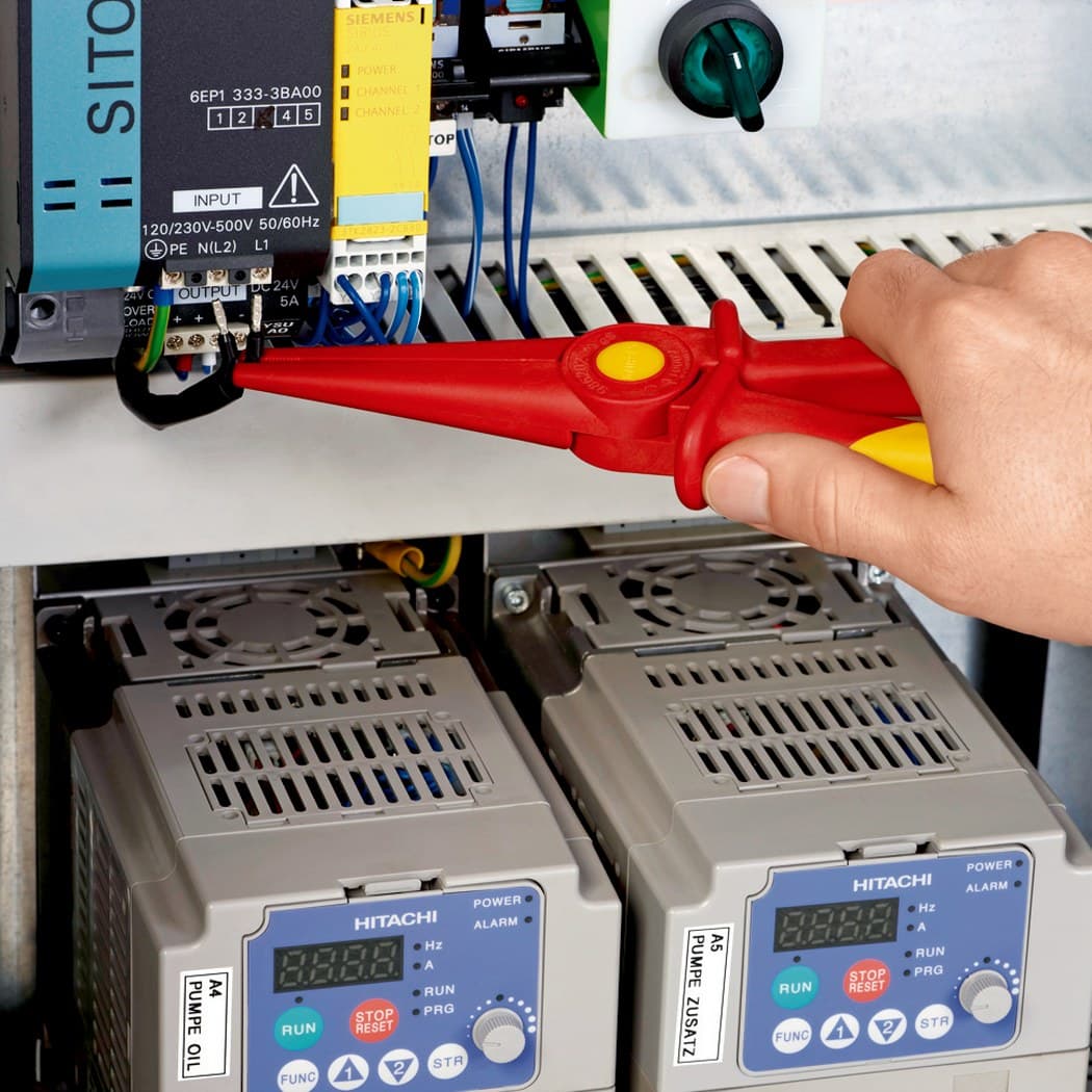 Knipex klešta flah PVC 1000V VDE 220mm 98 62 02 - slika 4