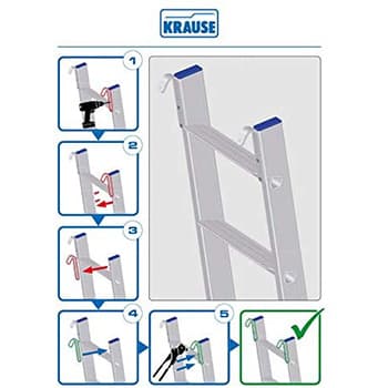 Krause kuke za merdevine, par 122308 - slika 5