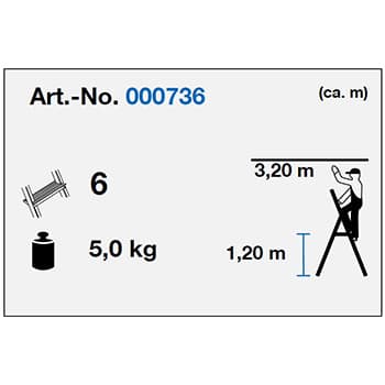 Krause Corda kućne merdevine 6 gazišta 000736 - slika 8