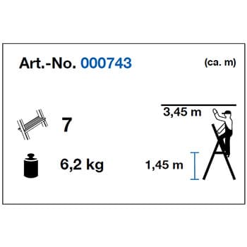 Krause Corda kućne merdevine 7 gazišta 000743 - slika 8