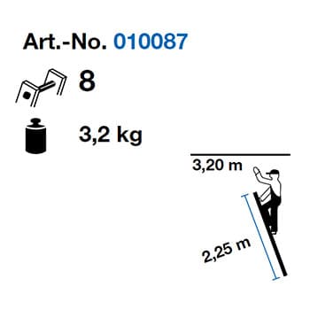 Krause Corda prislone merdevine 8 gazišta 010087 - slika 6