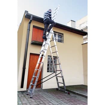 Krause Corda univerzalne merdevine 3x10 gazišta 030405 - slika 6