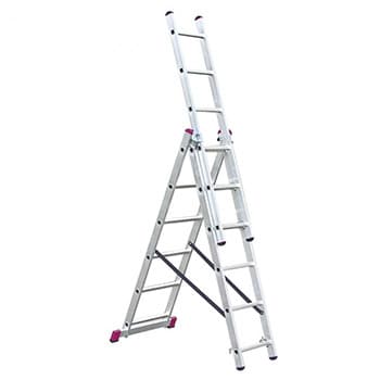 Krause Corda mnogonamenske merdevine 3x6 gazišta kontra nastavak 033369 - slika 2