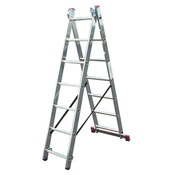 Krause Corda mnogonamenske merdevine 3x7 gazišta kontra nastavak 033376 - slika 3