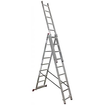 Krause Corda mnogonamenske merdevine 3x9 gazišta kontra nastavak 033390 - slika 2