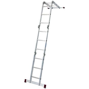 Krause Corda zglobne univerzalne merdevine 4x3 gazišta sa platformom 085214 - slika 2