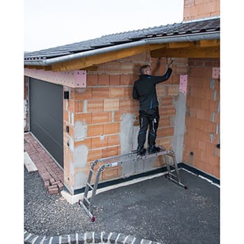 Krause Corda zglobne univerzalne merdevine 4x3 gazišta sa platformom 085214 - slika 6