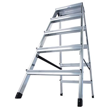 Krause Monto obostrane merdevine Dopplo 2x5 gazišta 120342 - slika 7