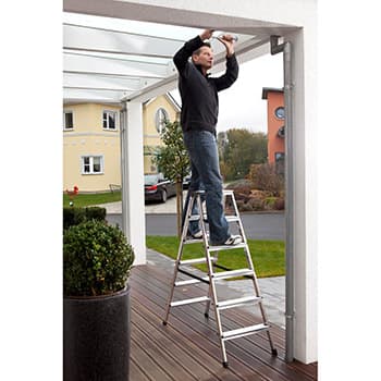 Krause Monto obostrane merdevine Dopplo 2x6 gazišta 120359 - slika 9