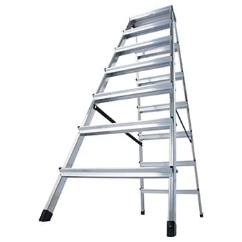 Krause Monto obostrane merdevine Dopplo 2x7 gazišta 120366 - slika 7