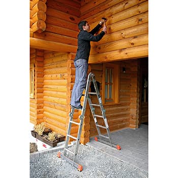 Krause Monto univerzalne zglobne merdevine Multimatic 4x3 gazišta 120632 - slika 6