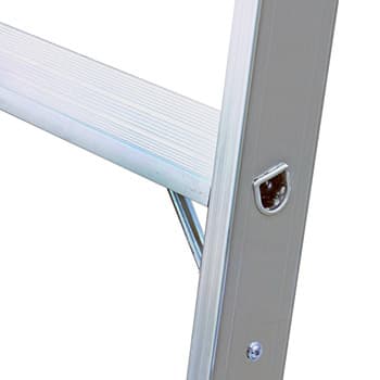 Krause Stabilo obostrane merdevine sa drvenom platformom 2x4 gazišta 123862 - slika 3