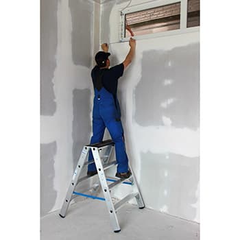 Krause Stabilo obostrane merdevine sa drvenom platformom 2x4 gazišta 123862 - slika 7