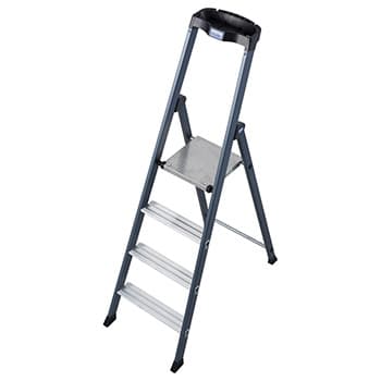 Krause Monto kućne merdevine eloksirane SePro 4 gazišta 124180 - slika 2