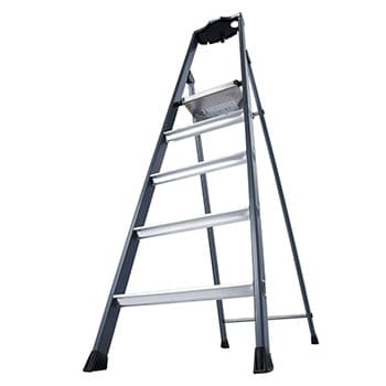 Krause Monto kućne merdevine eloksirane SePro 5 gazišta 124197 - slika 8