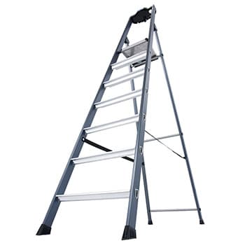 Krause Monto kućne merdevine eloksirane SePro 7 gazišta 124210 - slika 8