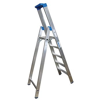 Krause Stabilo stepenaste merdevine plave 5 gazišta 124524 - slika 2