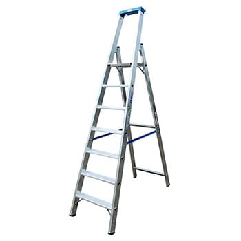 Krause Stabilo stepenaste merdevine plave 7 gazišta 124548 - slika 5