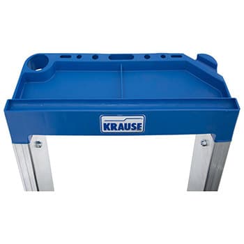 Krause Stabilo kotrljajuće stepenaste merdevine plave 5 gazišta 124623 - slika 2