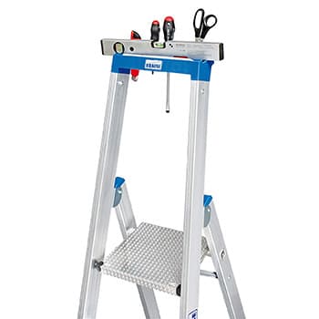 Krause Stabilo kotrljajuće stepenaste merdevine plave 5 gazišta 124623 - slika 5