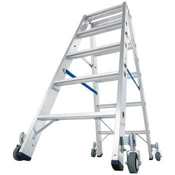 Krause Stabilo kotrljajuće obostrane merdevine 2x5 gazišta 124838 - slika 7