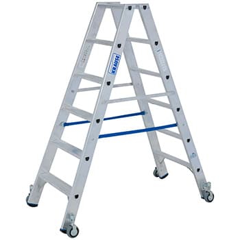 Krause Stabilo kotrljajuće obostrane merdevine 2x6 gazišta 124845 - slika 7