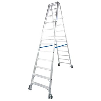 Krause Stabilo kotrljajuće obostrane merdevine 2x12 gazišta 124883 - slika 6