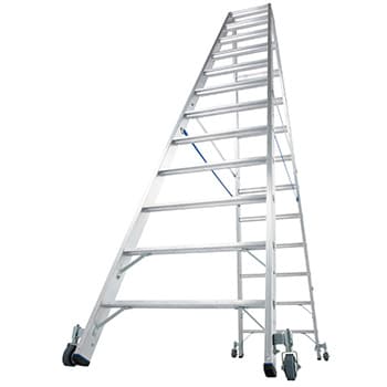 Krause Stabilo kotrljajuće obostrane merdevine 2x12 gazišta 124883 - slika 7