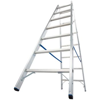 Krause Stabilo sigurnosne obostrane merdevine 2x7 gazišta 124913 - slika 7