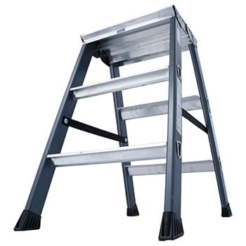 Krause Monto obostrane merdevine eloksirane SePro D 2x3 gazišta 125804 - slika 3