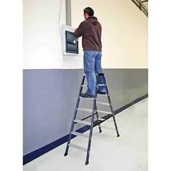 Krause Monto obostrane merdevine eloksirane SePro D 2x7 gazišta 125842 - slika 8