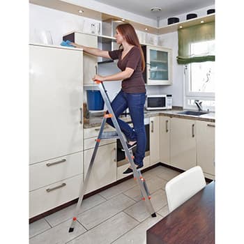 Krause Monto kućne merdevine Solidy 4 gazišta 126221 - slika 9