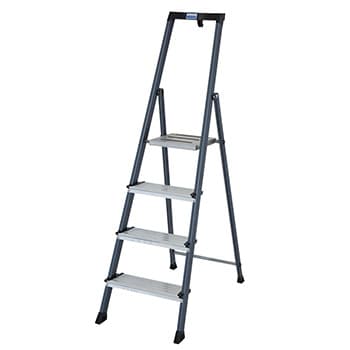 Krause Monto kućne merdevine eloksirane Securo 4 gazišta 126429 - slika 9