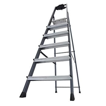 Krause Monto kućne merdevine eloksirane Securo 6 gazišta 126443 - slika 7