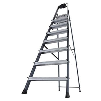 Krause Monto kućne merdevine eloksirane Securo 8 gazišta 126467 - slika 8