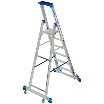 Krause Stabilo kotrljajuće stepenaste merdevine sa osloncem 6 gazišta 127303 - slika 2