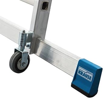 Krause Stabilo kotrljajuće stepenaste merdevine sa osloncem 12 gazišta 127365 - slika 5