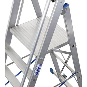 Krause Stabilo stojeće merdevine sa velikom platformom i lancem 4 gazišta 127488 - slika 3