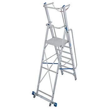 Krause Stabilo stojeće merdevine sa velikom platformom i lancem 7 gazišta 127518 - slika 8