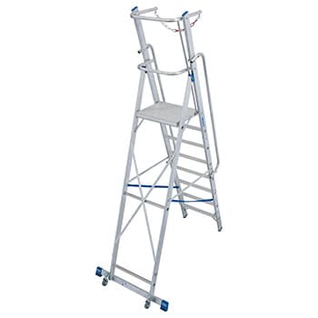 Krause Stabilo stojeće merdevine sa velikom platformom i lancem 8 gazišta 127525 - slika 8