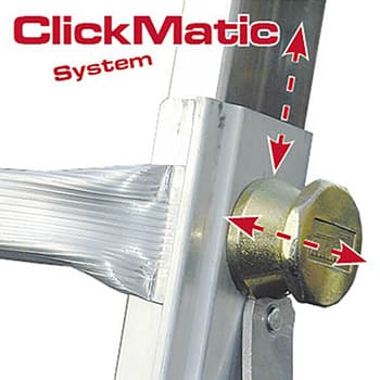 Krause Stabilo teleskopske merdevine sa platformom i lancem 8-10 gazišta 127648 - slika 2